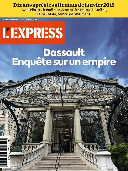 Title details for L'Express by Groupe Express Roularta - Available